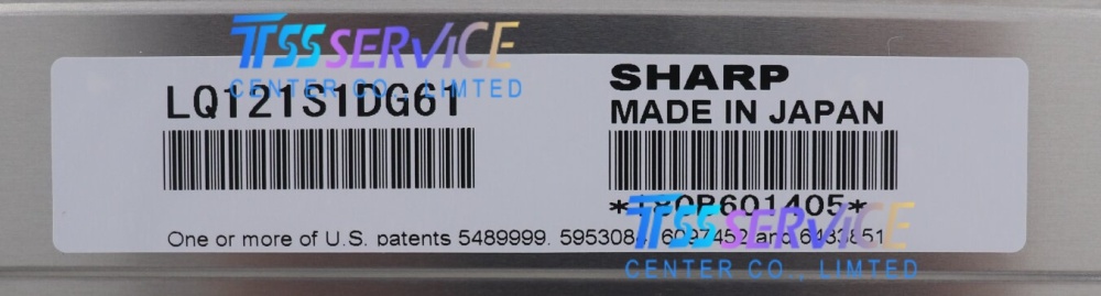 New SHARP 12.1 inch 800 (RGB)  600 pixels (SVGA) LCD Display Panel LQ121S1DG61 for Industrial