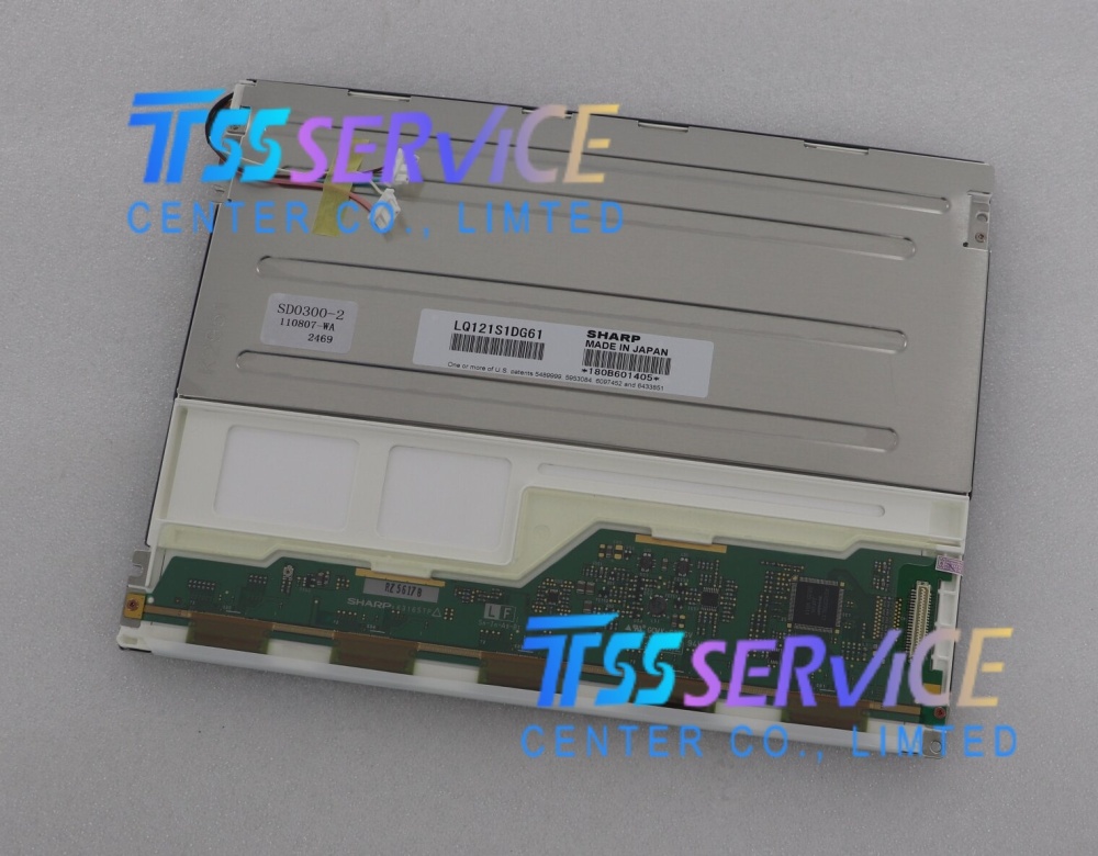 New SHARP 12.1 inch 800 (RGB)  600 pixels (SVGA) LCD Display Panel LQ121S1DG61 for Industrial
