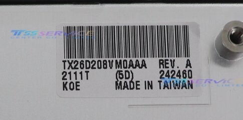 KOE 10.2INCH LCD Screen Display TX26D208VM0AAA For Industrial