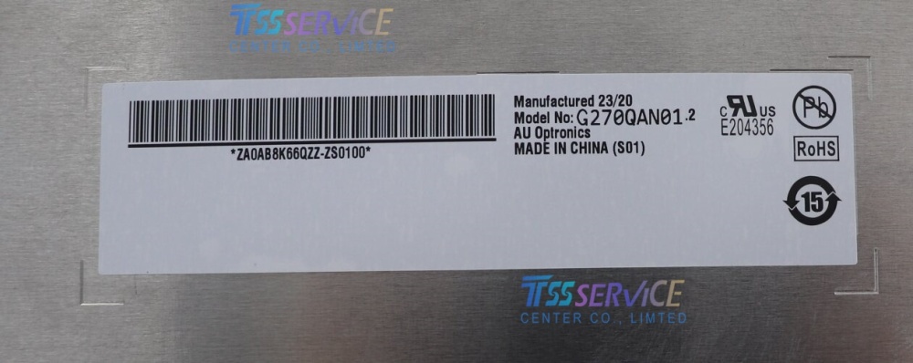 TFT LCD 27 INCH 2560 × 1440 AUO G270QAN01.2 LCD Panel Screen For Medical Imaging Display