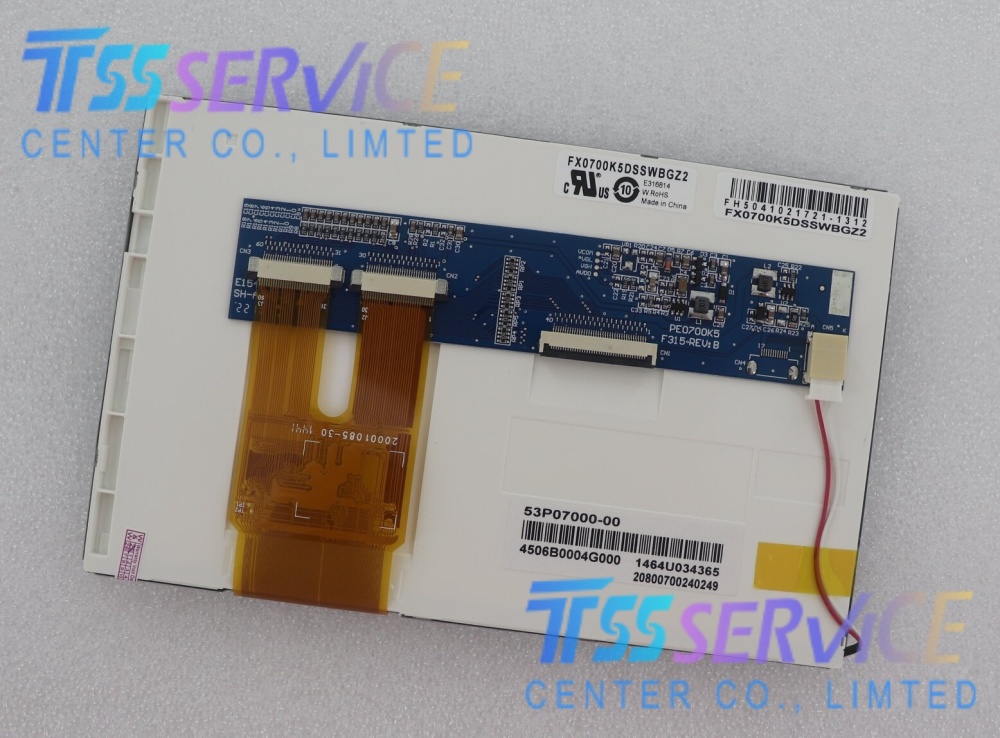 FX0700K5DSSWBGZ2 7" Industrial LCD Panel Display For Data Image