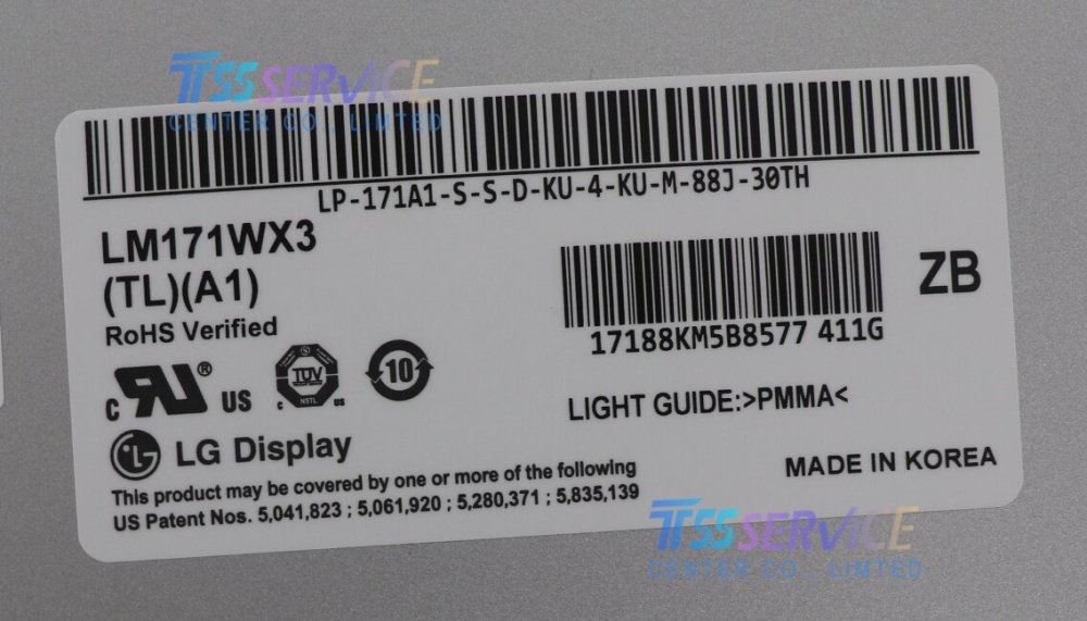 LG  17.1 Inch LM171WX3-TLA1 1440×900   LCD Panel for Desktop Monitor