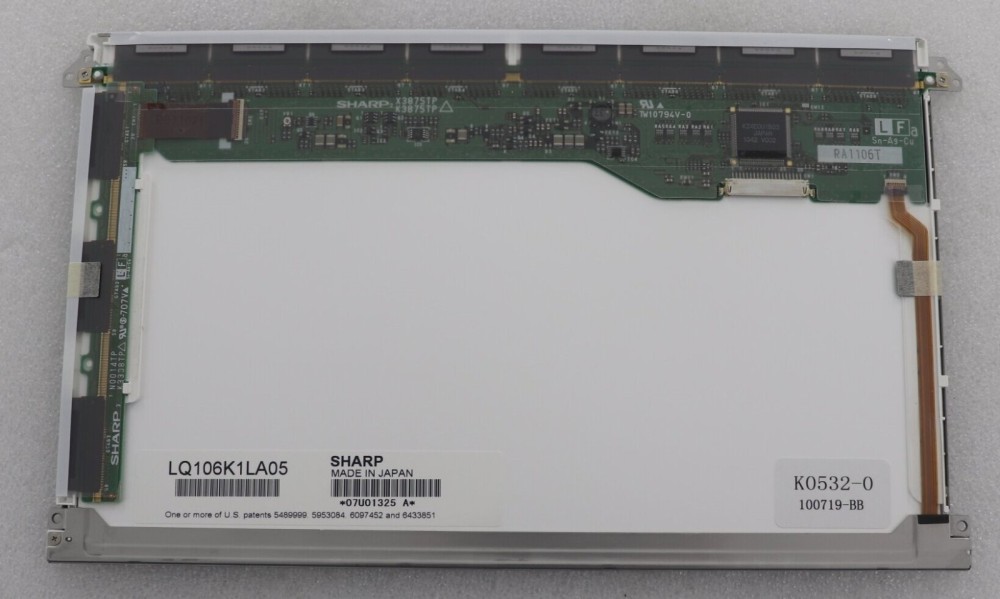 10.6 Inch Sharp LQ106K1LA05 1280×768  LCD Panel for industrial control medical equipment