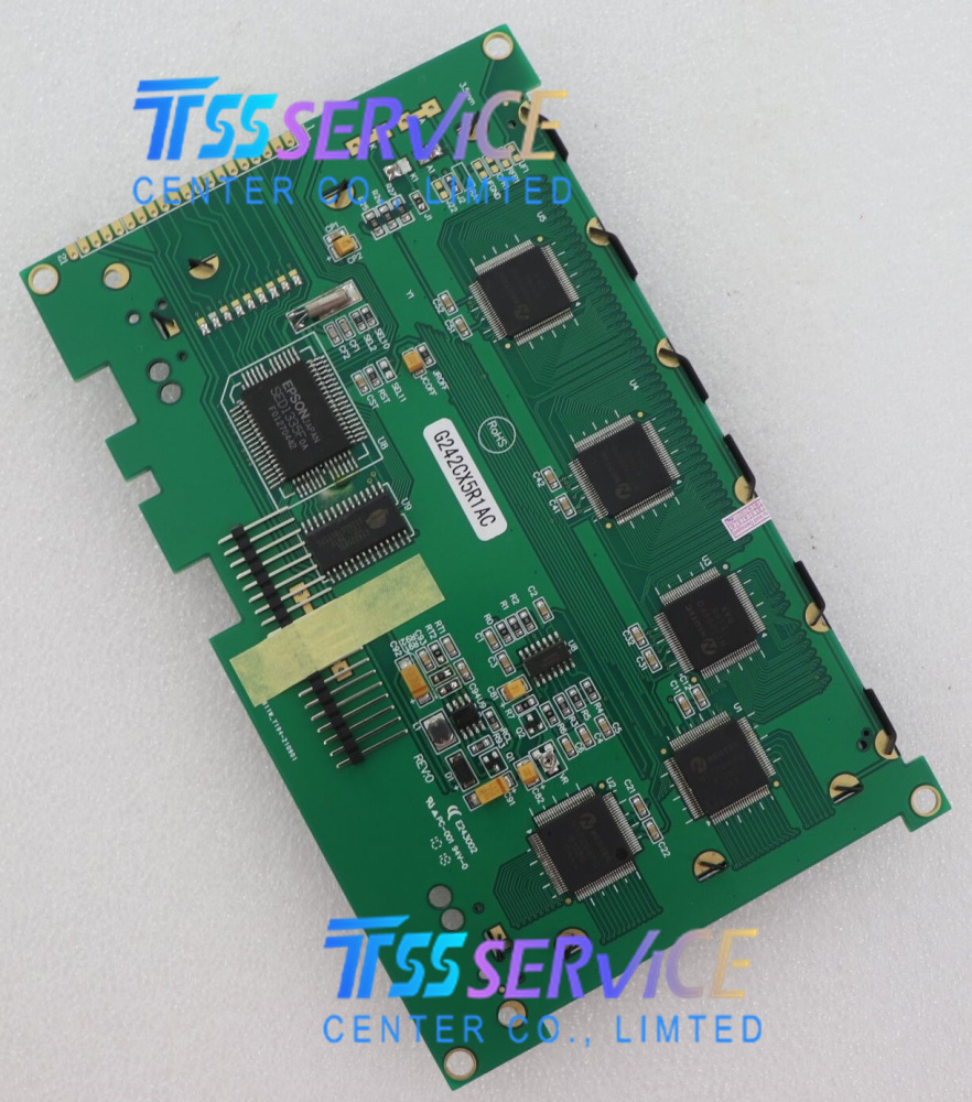 New and compatible G242CX5R1AC 5.5" 240×128 LED Display Panel Screen with black background