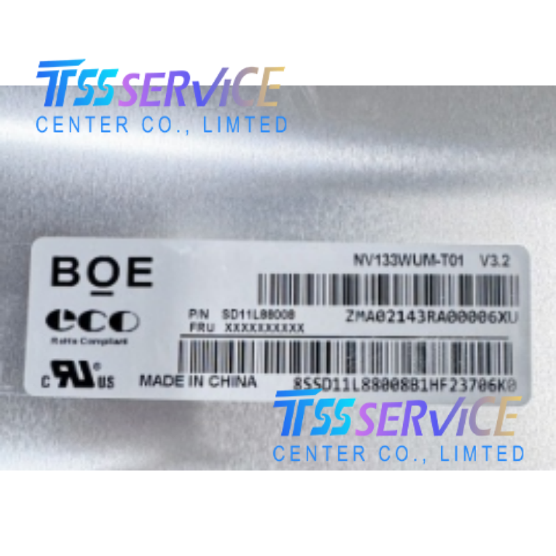 New and original BOE13.3" 1920 × 1200 a-Si TFT-LCD Display Panel NV133WUM-T01 for Laptop