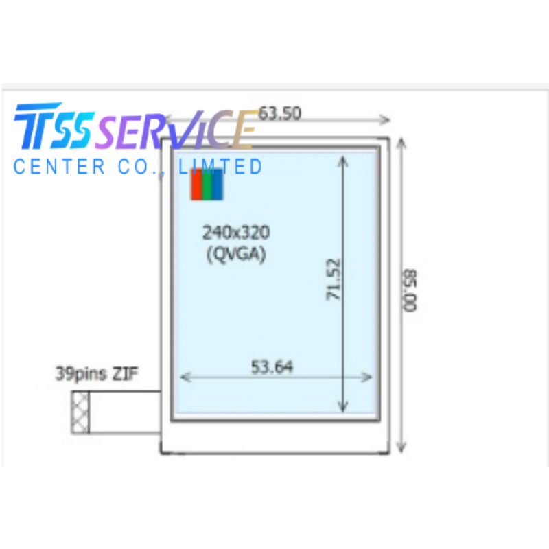 New Ortustech 3.5" 320×240 a-Si TFT-LCD Display Panel COM35H3827XLC for Handheld & PDA