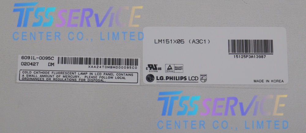 LG Display LM151X05-A3C1 15.1 inch 1024×768 LCD Display Screen For Industrial