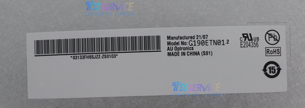 AUO 19inch G190ETN01.2 LCD Panel Screen For Industrial