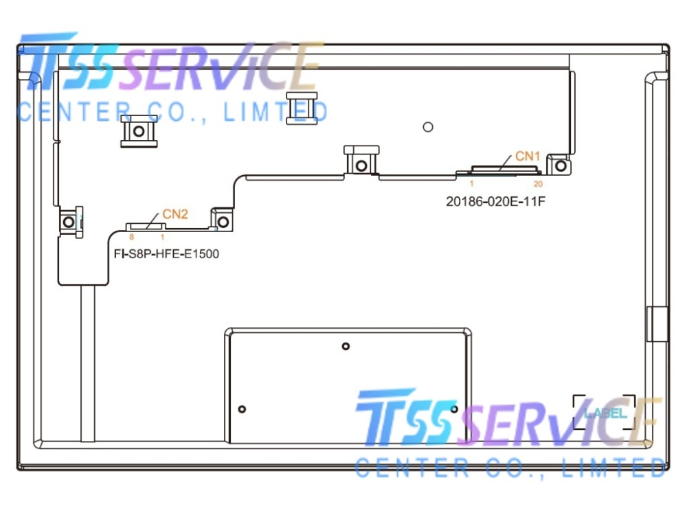 KOE TX31D208VM0BAA 12.1 inch 1280×800 LCD Display Screen For Industrial