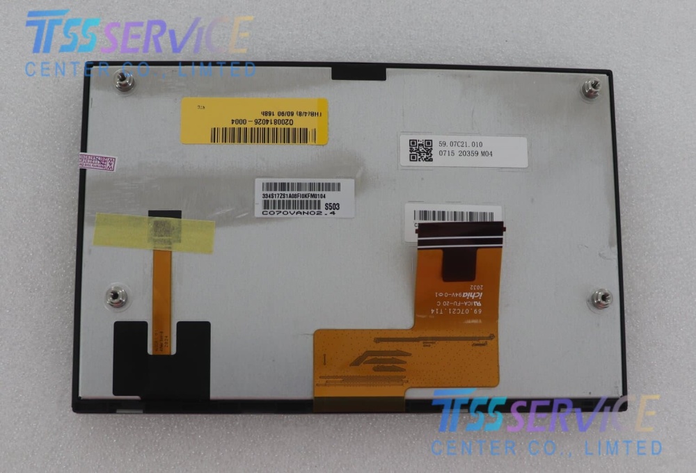 C070VAN02.4 AUO 7 inch 800×480 a-Si TFT-LCD Display Screen For Industrial
