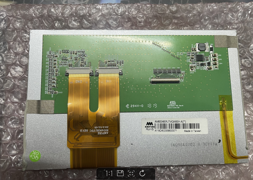 NEW For AM800480RJTMQWB0H 10.4" WVGA Industrial TFT-LCD Module with Resistive Touch