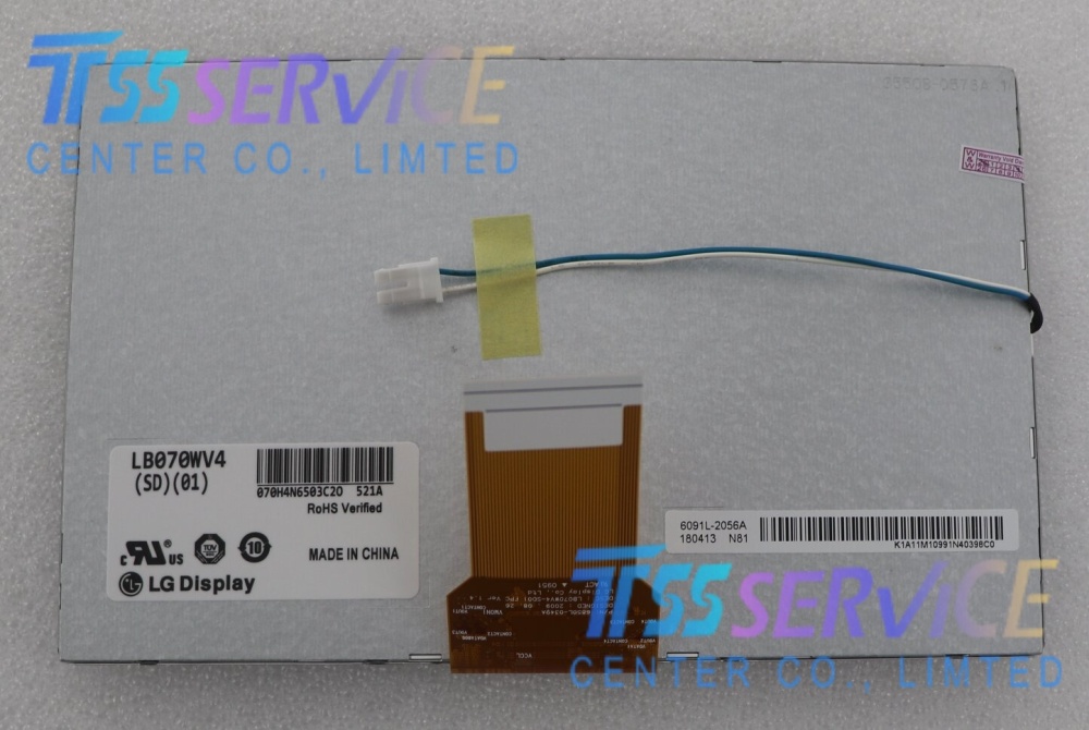 LG Display LB070WV4-SD01 7 Inch WVGA 800×480 IPS TFT LCD Screen For Industrial