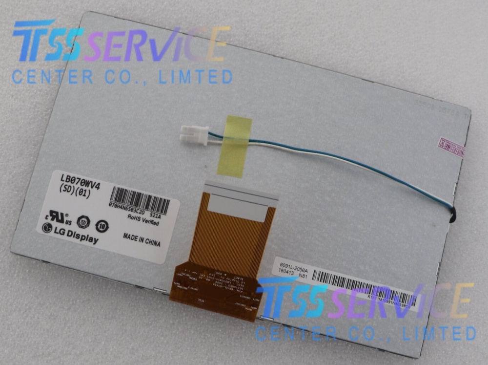 LG Display LB070WV4-SD01 7 Inch WVGA 800×480 IPS TFT LCD Screen For Industrial
