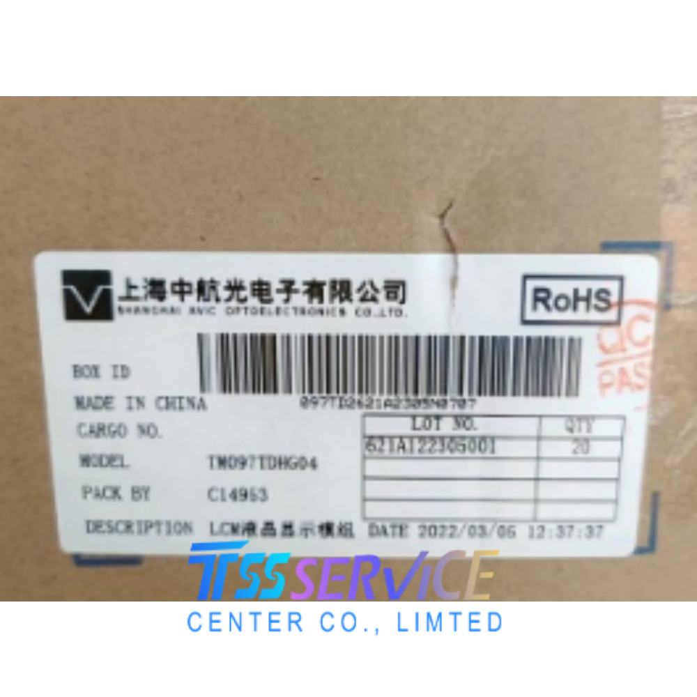New Original TIANMA 9.7 inch 1024(RGB)×768 a-Si TFT-LCD Display TM097TDHG04-62  for Industrial