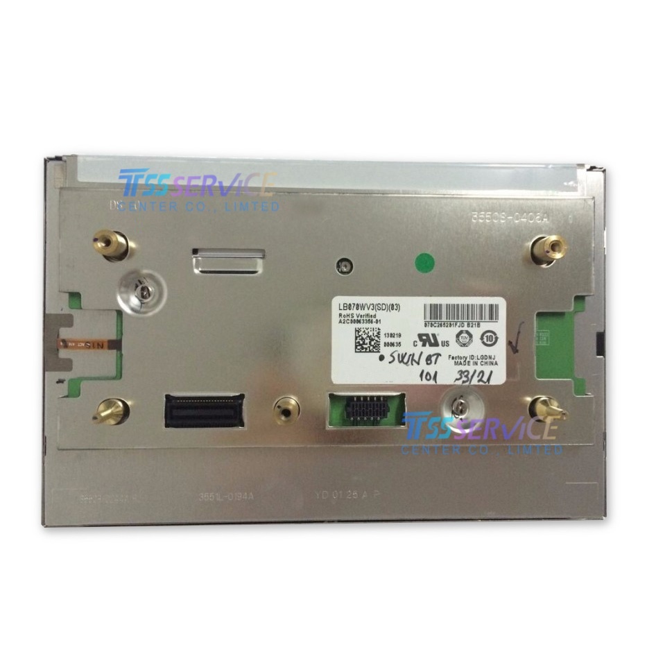7 Inch LG Display LB070WV3-SD03 TFT LCD Screen 800x480 WLED for HMI & Vehicle