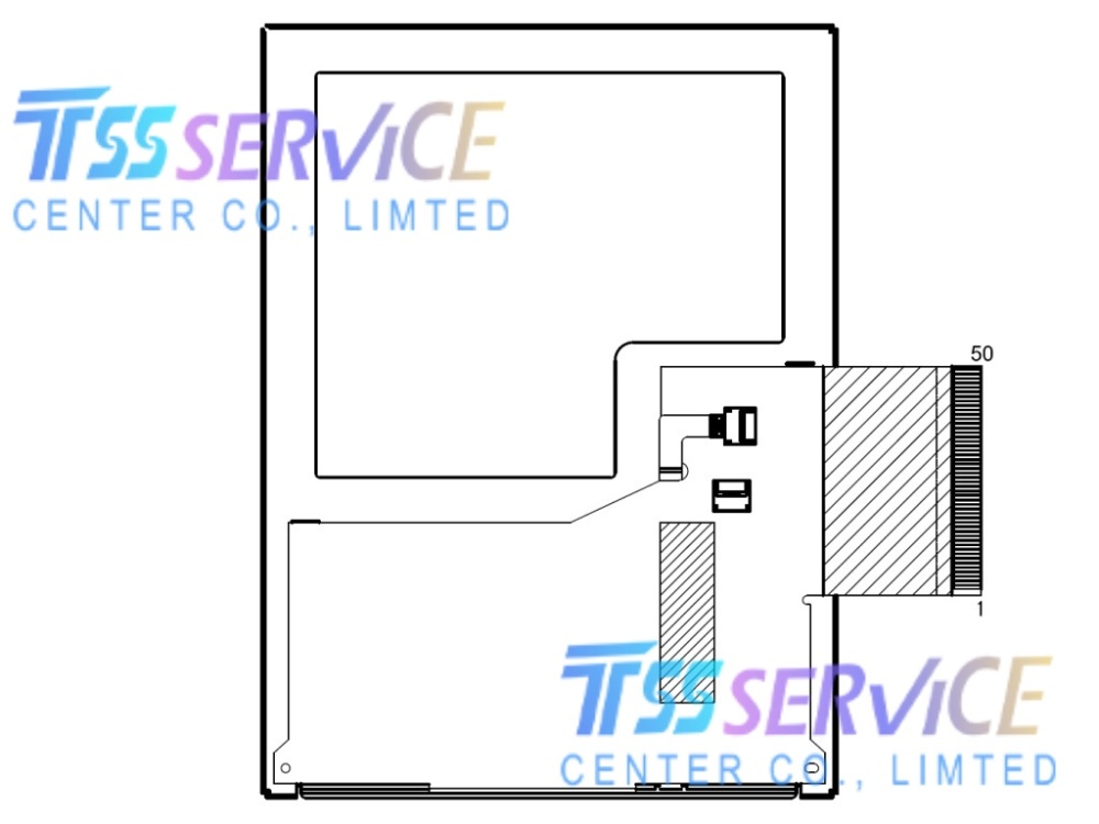 Hitachi TX09D34VM3CAA 3.5" 240x320 Industrial LCD Screen Module for HMI & Handheld Devices