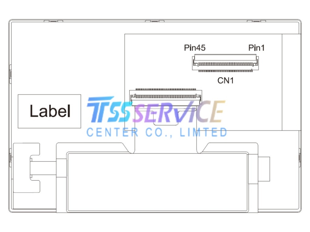 Hitachi/KOE TX13D205VM0BAA 5" WVGA IPS TFT LCD 800×480 Industrial Display for HMI & Vehicle