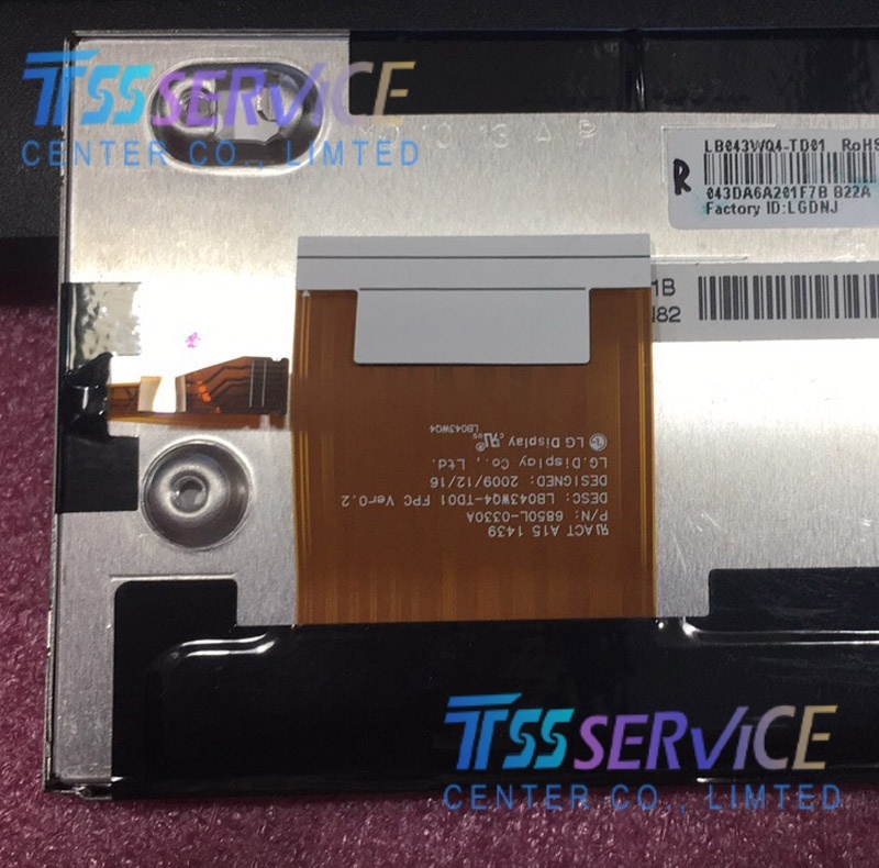 LG Display LB043WQ4-TD01 4.3" WQVGA TFT LCD Panel 480x272 Industrial & Automotive Display Module