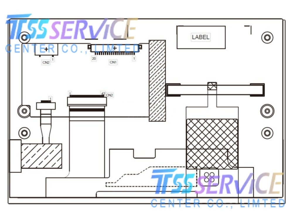 KOE TX18D211VM0BYA 7 Inch 800×480 TFT LCD Panel Industrial Display Screen