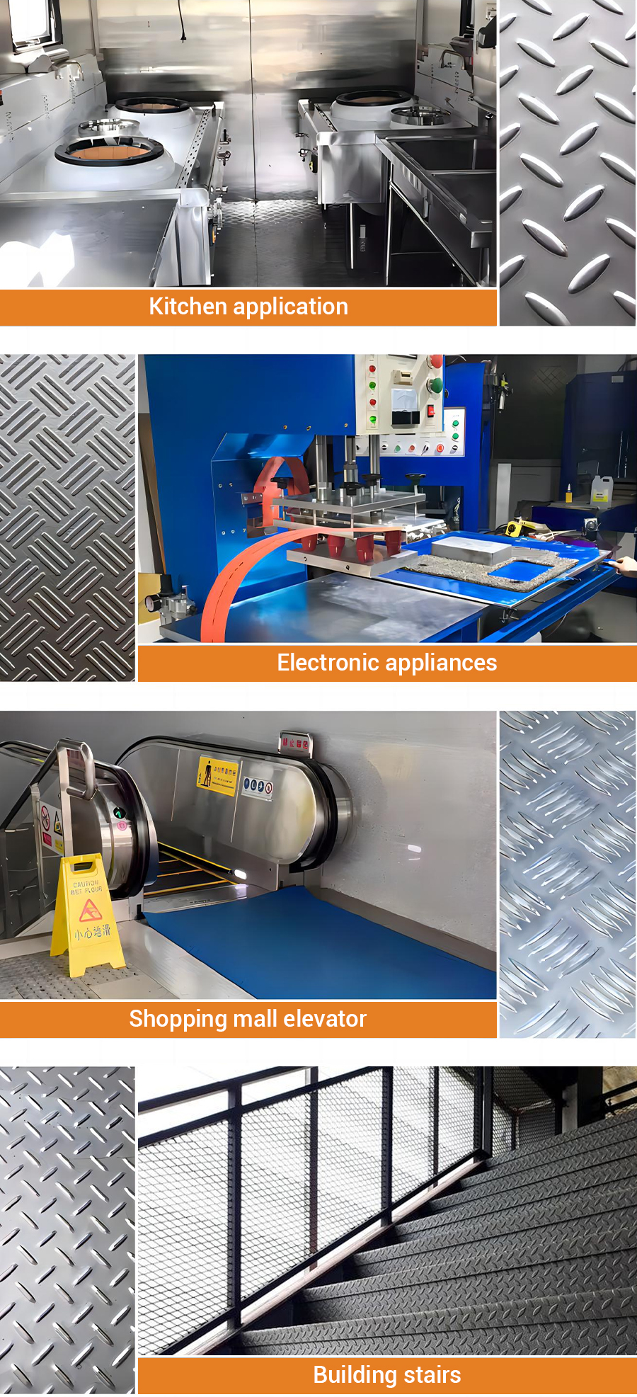 Stainless Steel Checkered Plate Applications
