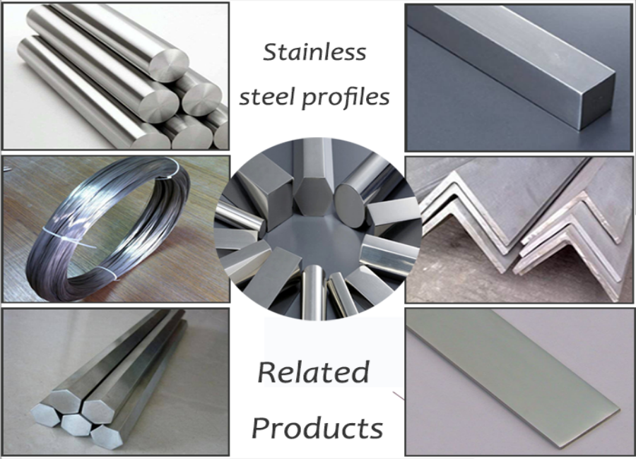 stainless steel square bars.