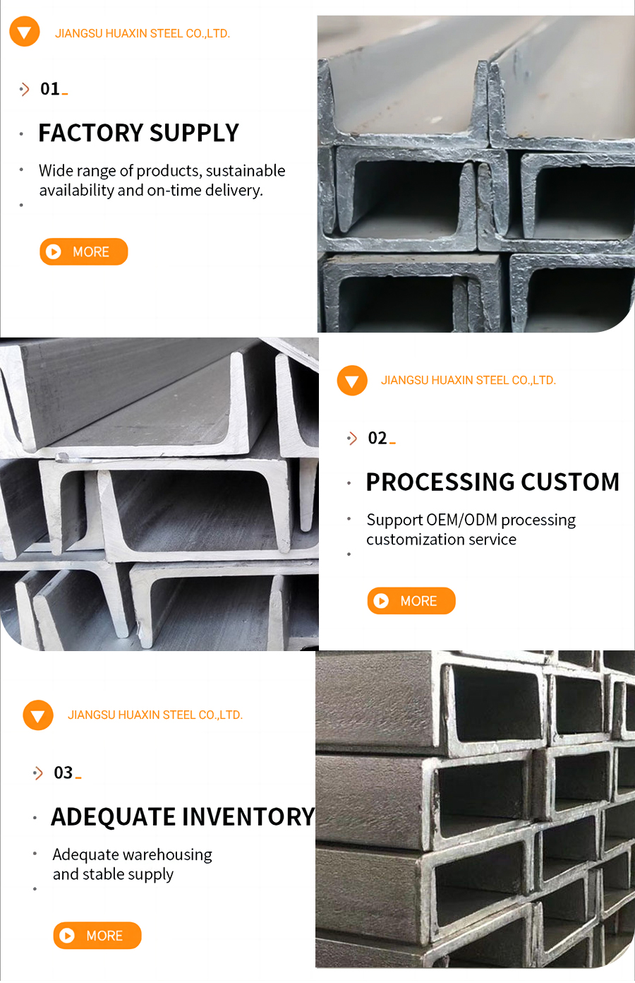 stainless steel channel