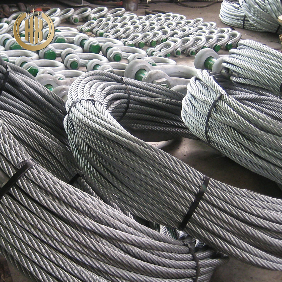 AISI 312 310 410 430 Stainless Steel Wire Rope Construction Elevator Spare Steel Wire Rope
