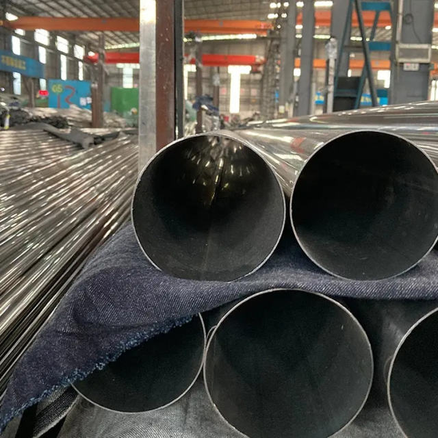 Wholesale Stainless Steel Pipe Polished Stainless Steel 304 steel pipe price in stock Polished Stainless Steel Pipe 304 310s 316 316L Bright Surface Welded Construction Piping GB Standard Punching Color Processing