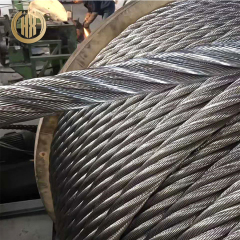 AISI 312 310 410 430 Stainless Steel Wire Rope Construction Elevator Spare Steel Wire Rope