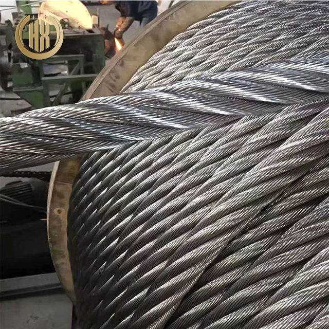AISI 312 310 410 430 Stainless Steel Wire Rope Construction Elevator Spare Steel Wire Rope