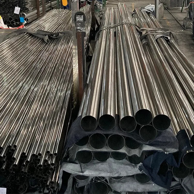Wholesale Stainless Steel Pipe Polished Stainless Steel 304 steel pipe price in stock Polished Stainless Steel Pipe 304 310s 316 316L Bright Surface Welded Construction Piping GB Standard Punching Color Processing