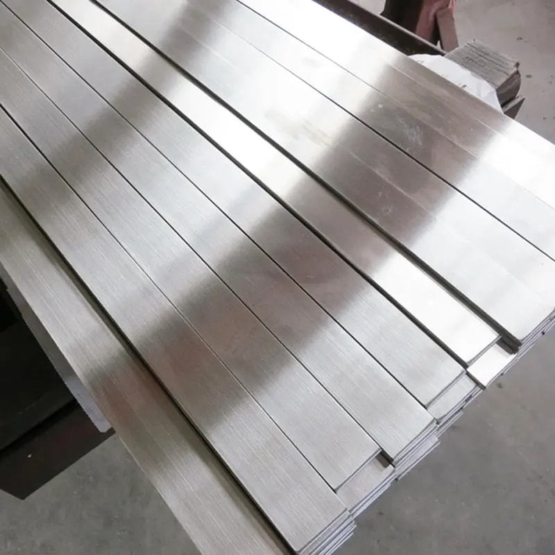 Wholesale high quality SUS304 ss flat bar stainless steel 316 flat bar and ss316 flat steel 202 304 316l 1d/2D/2b/Ba Stainless Steel Flat bar 316L stainless steel bar