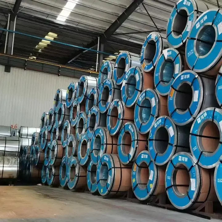 Chinese Factory Wholesale Cold Rolled 304 316 Stainless Steel Coil 2 MM dx51d z100 galvanized steel coil price hbis steel coil cold rolled galvanized steel coil