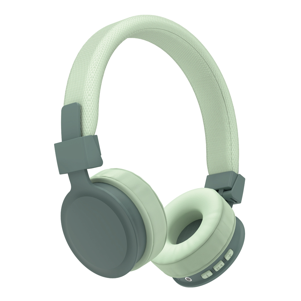 BM-1027 Bluetooth Wireless Headphones for Kids & Travel – Foldable On-Ear Design with 15-Hour Battery & USB-C Charging
