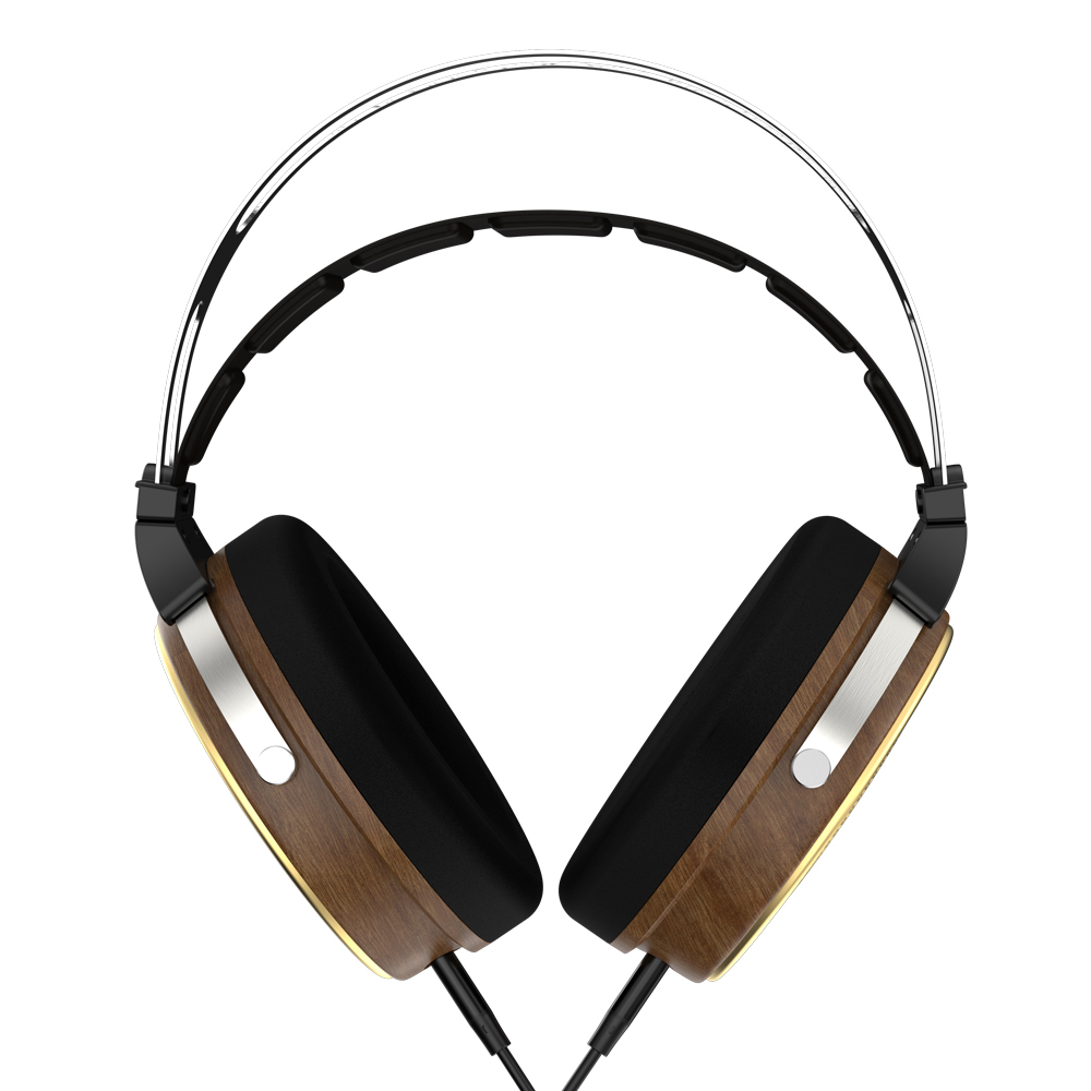 HF-25 HiFi Over-Ear Open-Back Headphones – 50mm Dynamic Driver, Detachable Mic Cable for Audiophile Music & Gaming