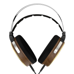 HF-25 HiFi Over-Ear Open-Back Headphones – 50mm Dynamic Driver, Detachable Mic Cable for Audiophile Music & Gaming