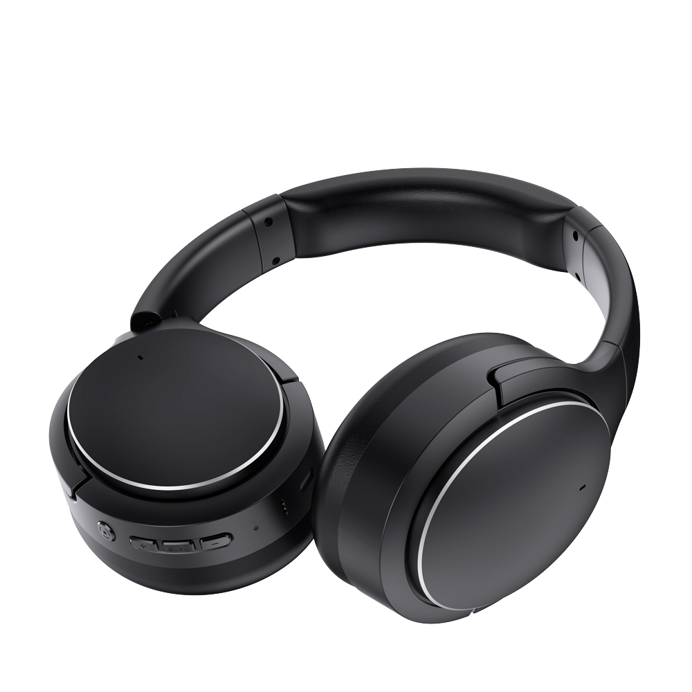 NC-1068PRO Wireless Headphones - 5-Mic Hybrid ANC+ENC, 65H Battery, 40mm HiFi Drivers, APP Control - Over-Ear Headset for Travel Work Gaming Music Calls