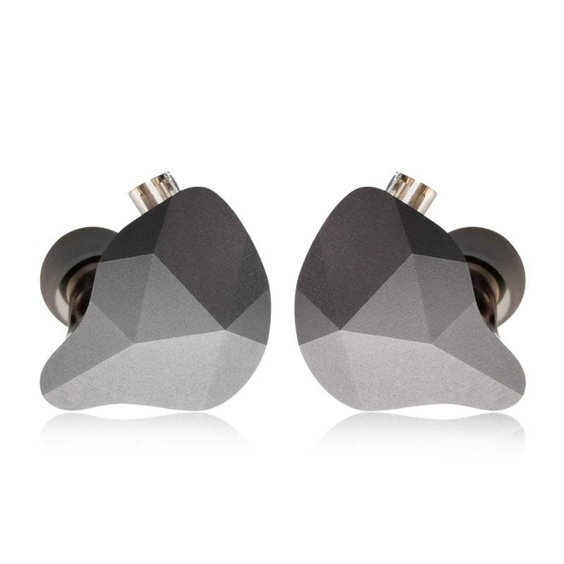 EH-270 Hybrid IEM: 1DD+1BA Dual Driver Earphones, 10mm Graphene Titanium Diaphragm, Zinc Alloy Diamond-Cut Shell, 0.78mm 2Pin Detachable Cable with Optional HD Microphone