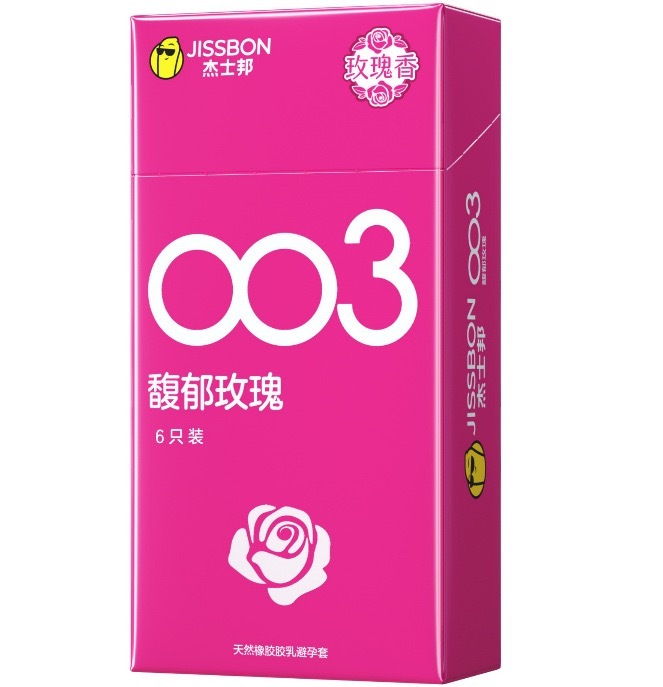杰士邦003不止于薄更润滑幽香6只装