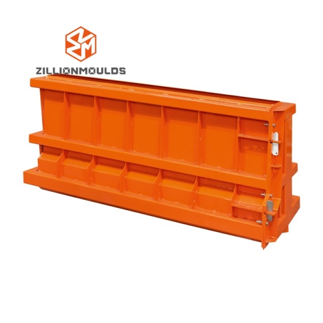 Basic Type Concrete Barrier Mould 200×54×90cm,testing machine for the construction industry,JB-200.54.90-Basic Type
