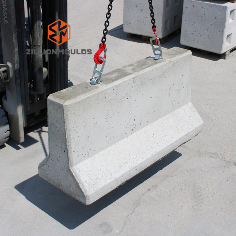 Basic Type Concrete Barrier Mould 200×54×90cm,testing machine for the construction industry,JB-200.54.90-Basic Type