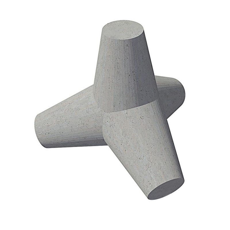 Tetrapod mould,testing machine for the construction industry,Tetrapod mould
