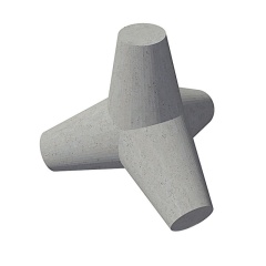 Tetrapod mould,testing machine for the construction industry,Tetrapod mould