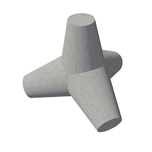 Tetrapod mould,testing machine for the construction industry,Tetrapod mould