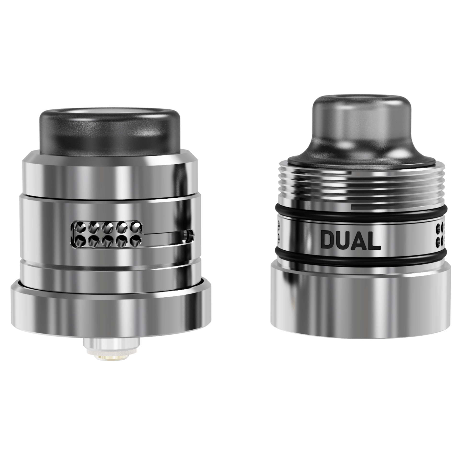 Nitrous RDA 22 - Gunmetal - single + dual cap