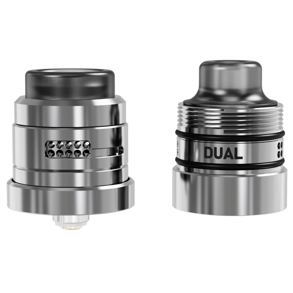 Nitrous RDA 22 - Gunmetal - single + dual cap