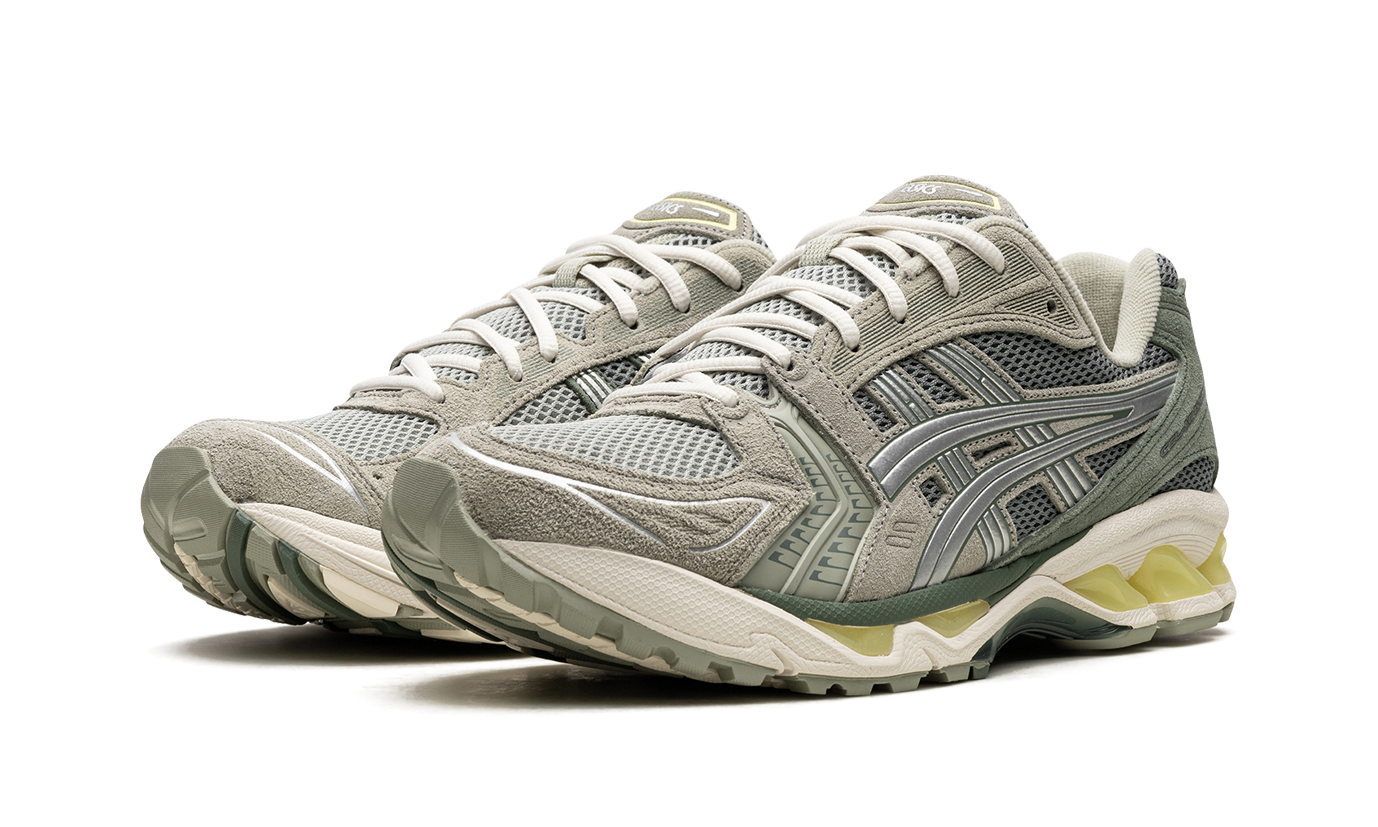 GEL KAYANO 14 "Olive Grey Pure Silver"