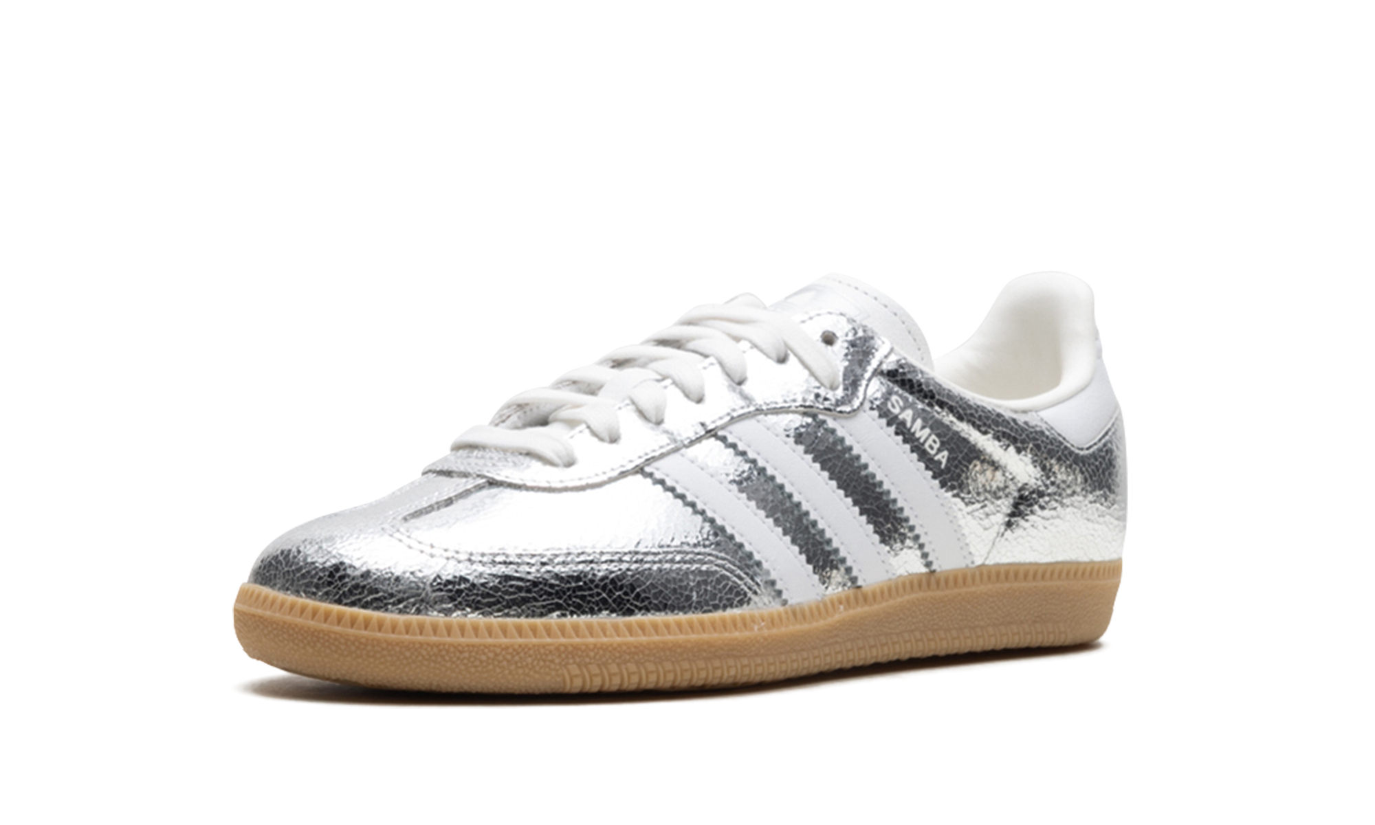 Samba OG WMNS "Silver Metallic Cracked Leather" JR0035