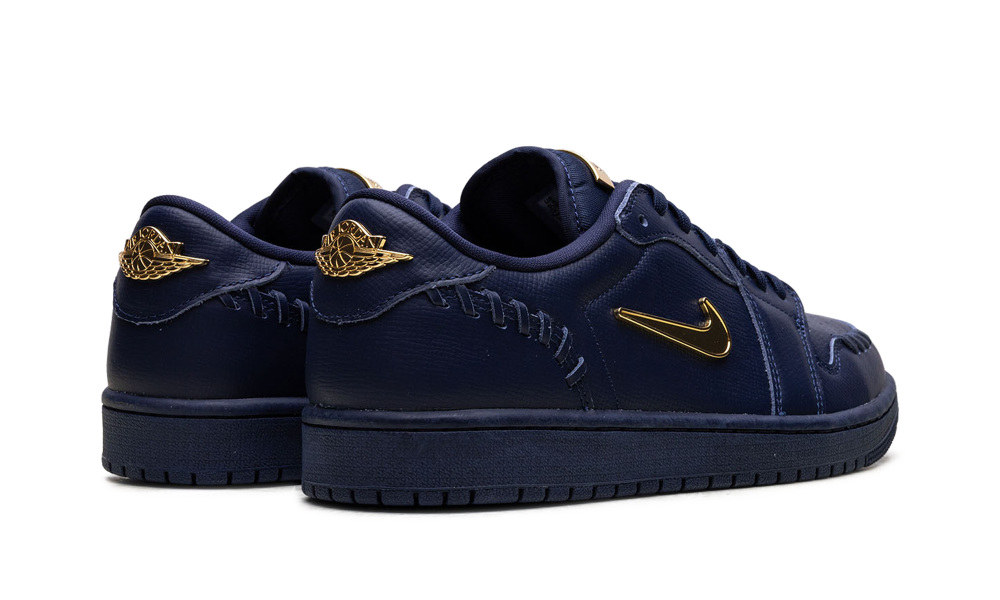 Jordan 1 Low WMNS "Method of Make Midnight Navy Metallic Gold" FN5032 400