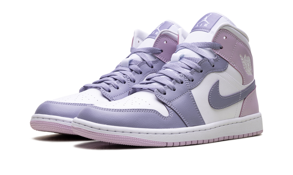 Jordan 1 Mid WMNS "Indigo Haze Doll White" BQ6472 510